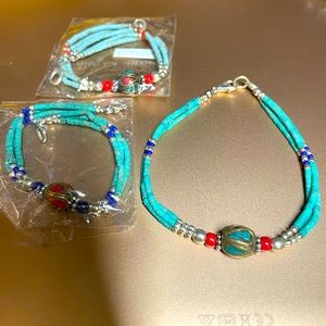 New Turquoise Beaded Bracelet